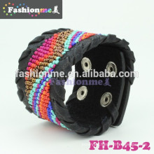 Factory directly wholesale color leather bracelets